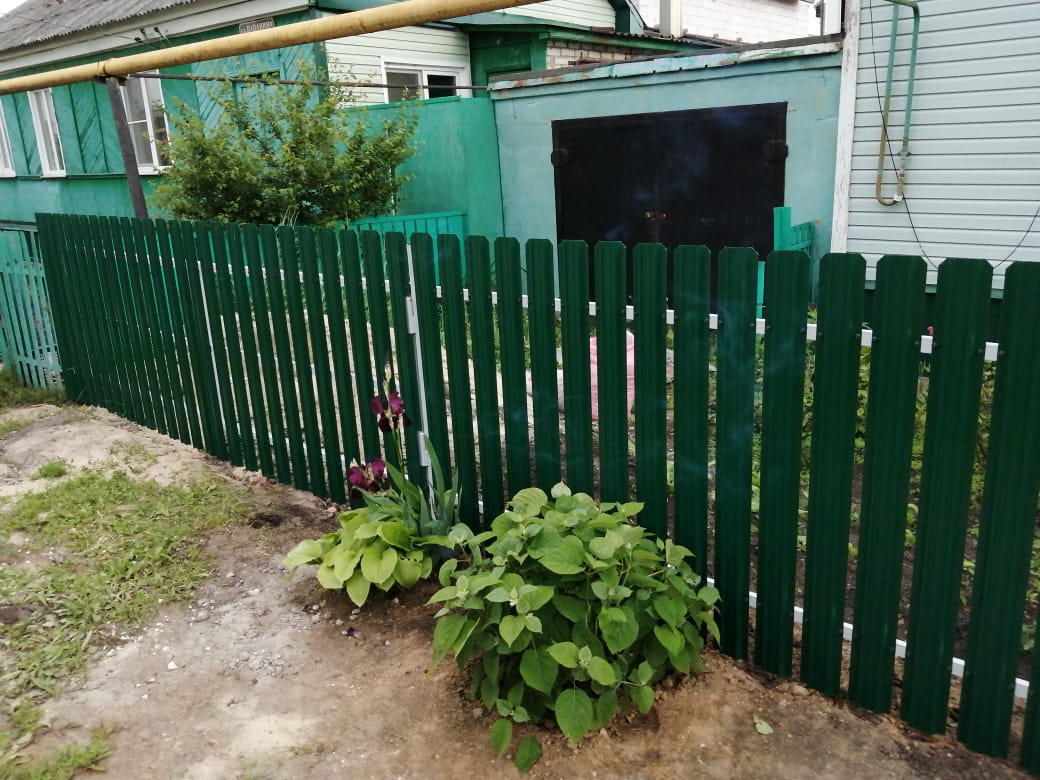 Комбинированный забор 25м штакетник и профлист, ворота, калитка фото8 в Алматы