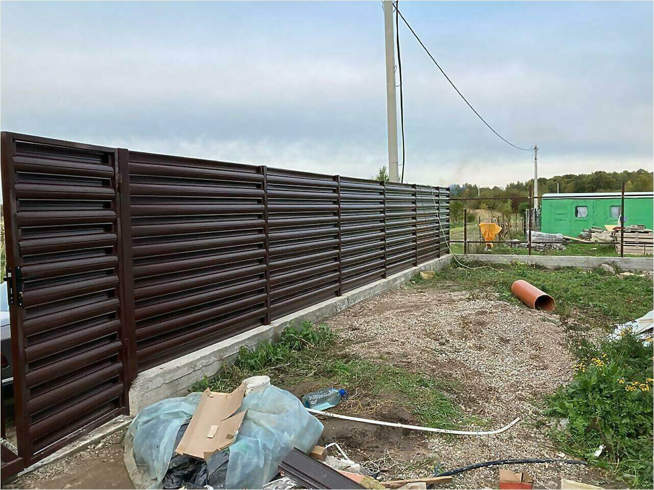 Забор из штакетника 85м фото6 в Алматы