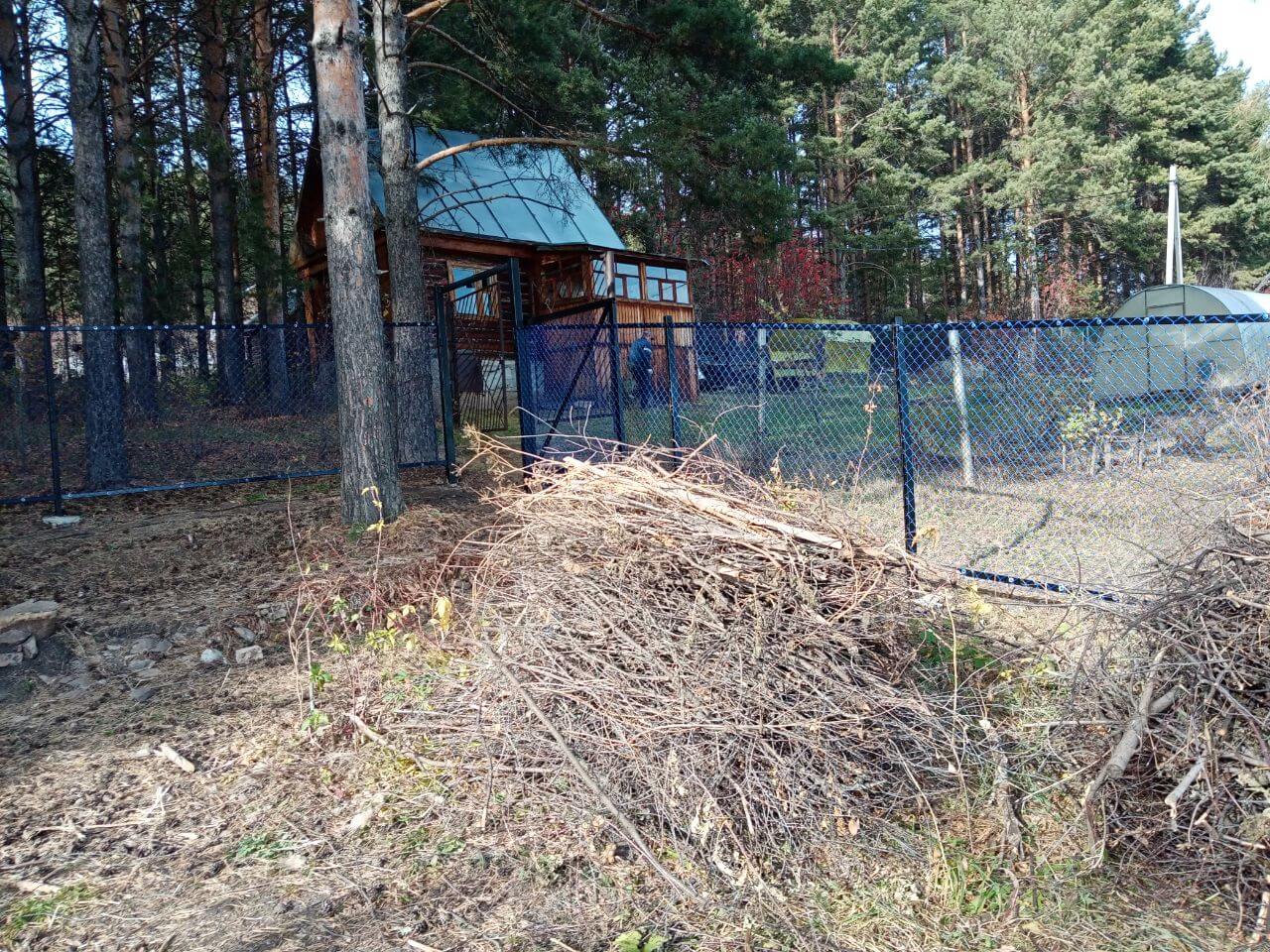 Забор из сетки рабица 76м с полимерным покрытием фото 4 в Алматы