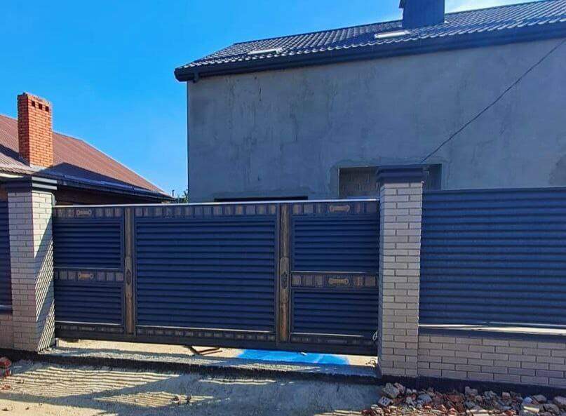Забор-жалюзи 28м RAL7024/7024 Серый Графит двусторонний МАТТЕ в Алматы