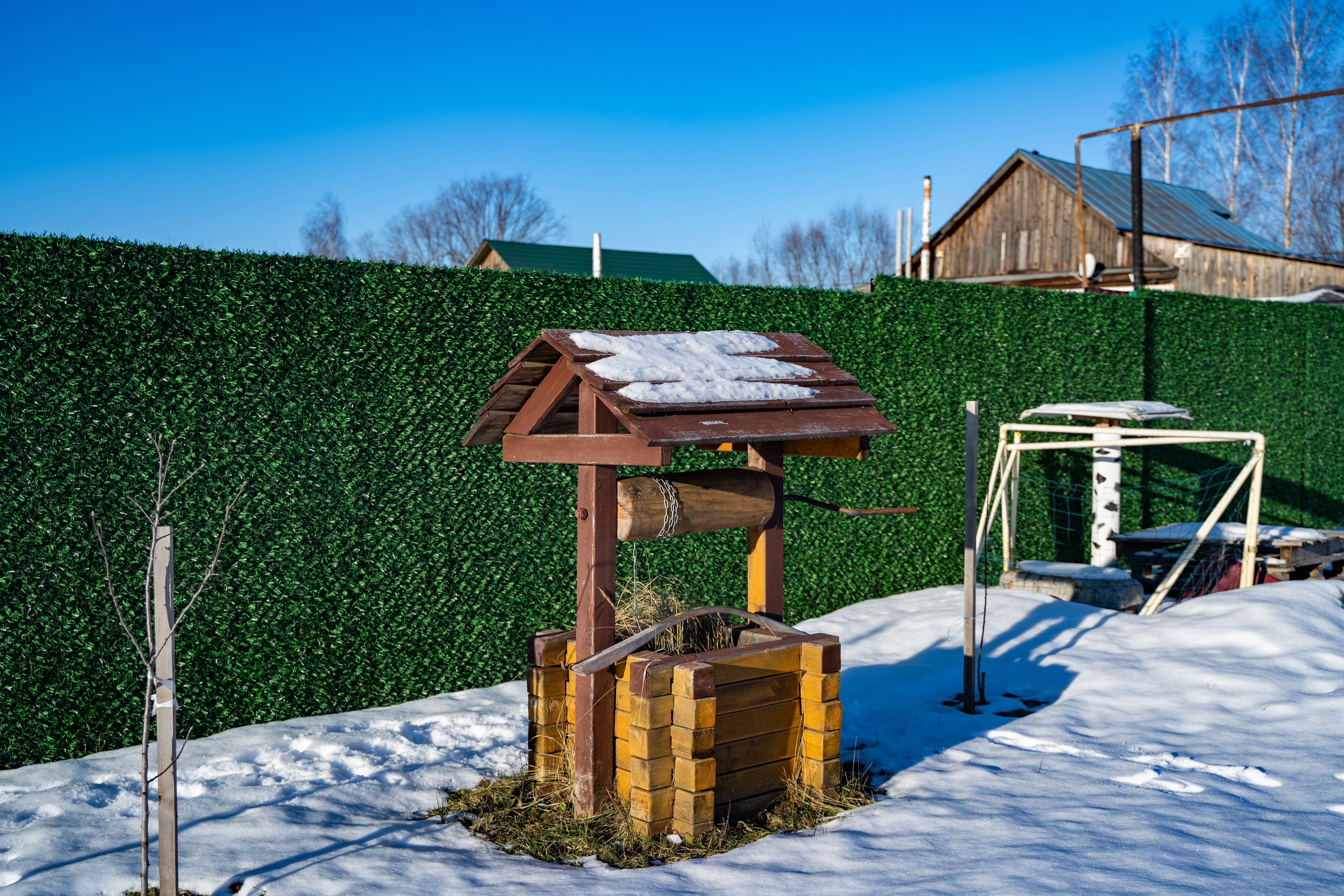 Вечнозеленый забор Grass Fence рулон 2м фото 7 в Алматы